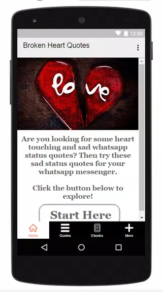 Broken Heart Quotes Tangkapan skrin 1