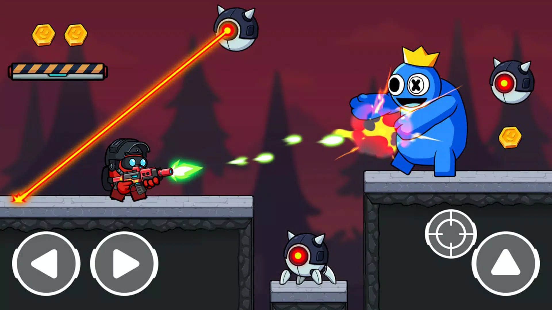 Blue Hero Shooter: Survival Schermafbeelding 2