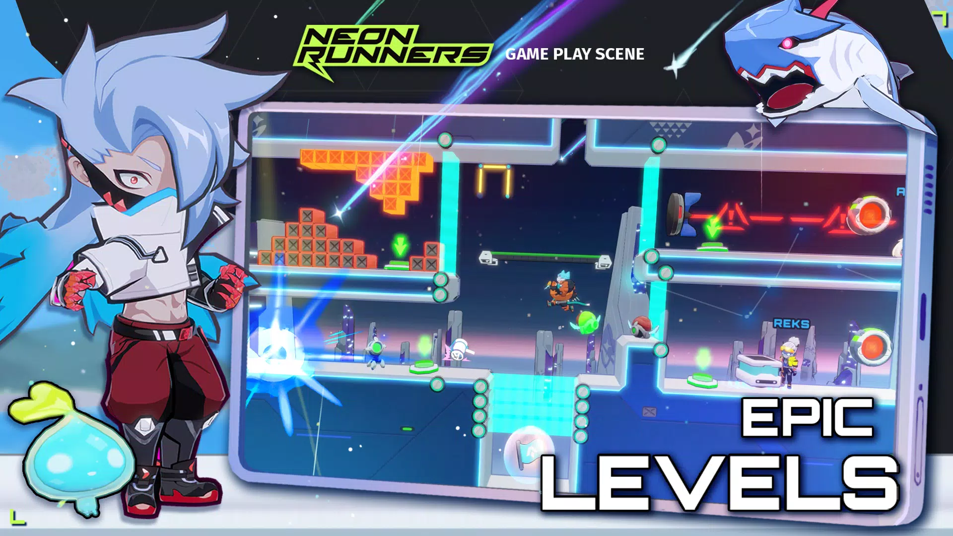 Neon Runners Screenshot 1