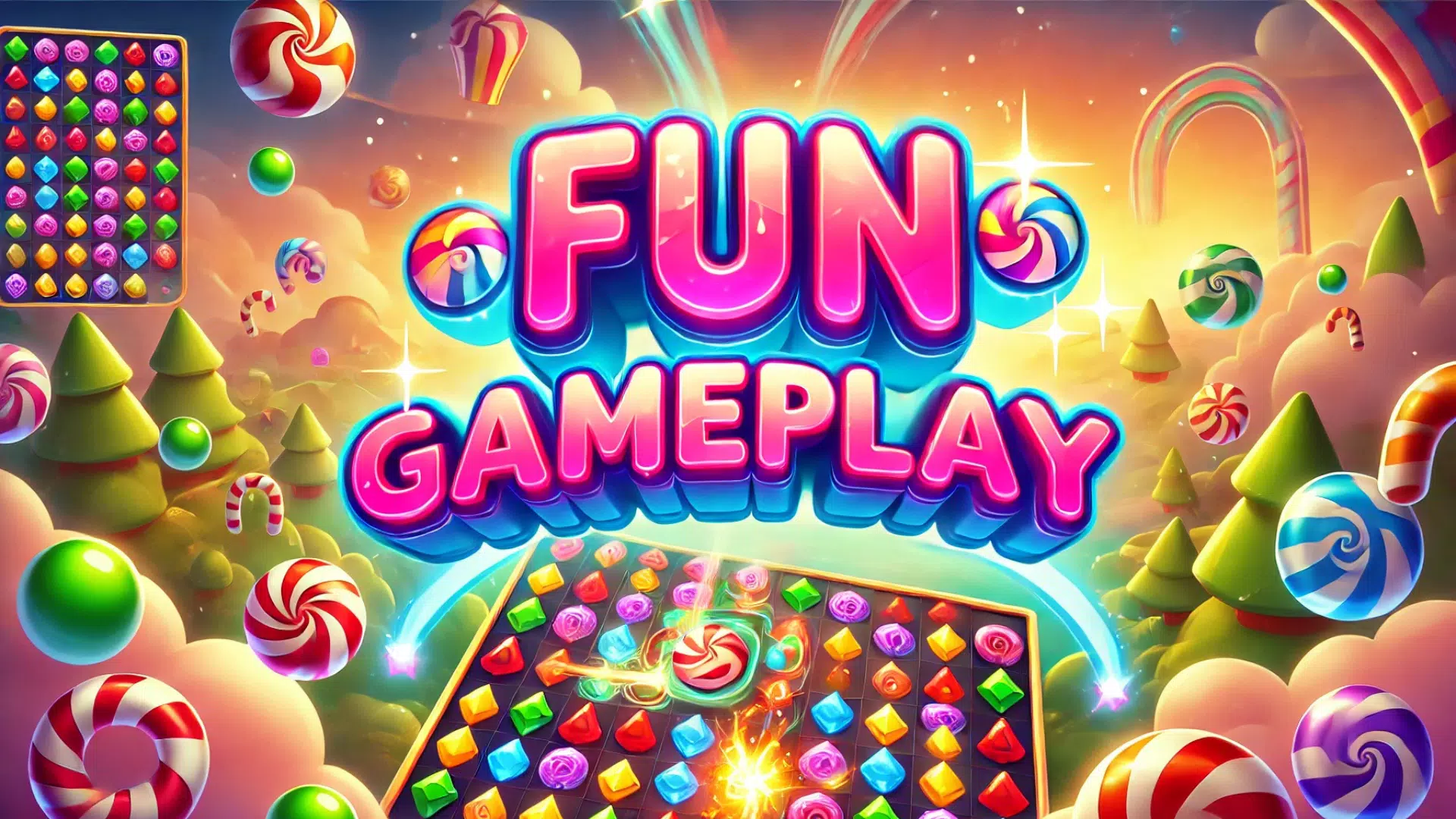 Sweet Candy - Match 3 Puzzle Captura de tela 3