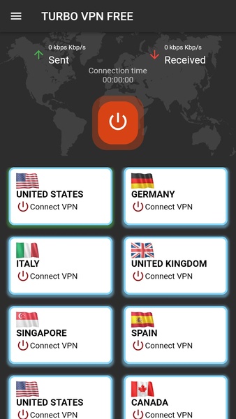 Schermata Turbo VPN Free 2