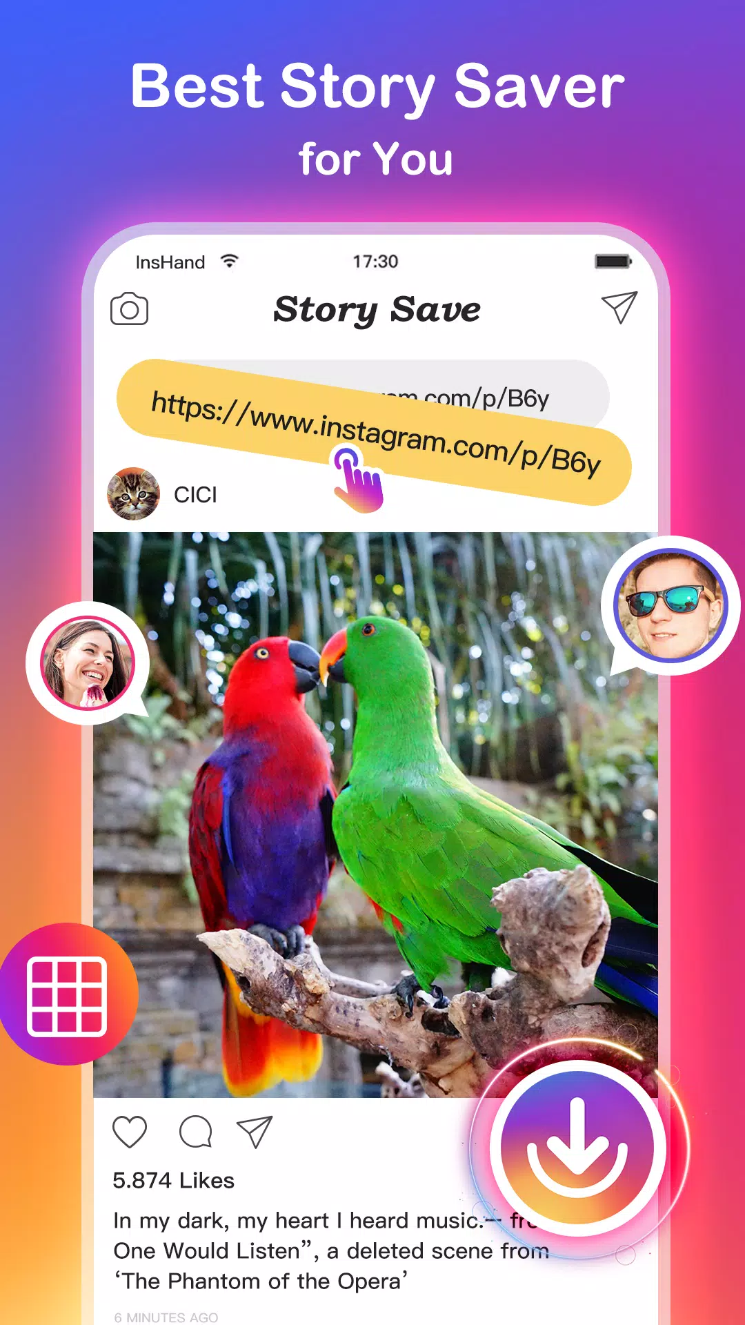 SaveIG for Instagram - Save videos reels photos Captura de pantalla 1