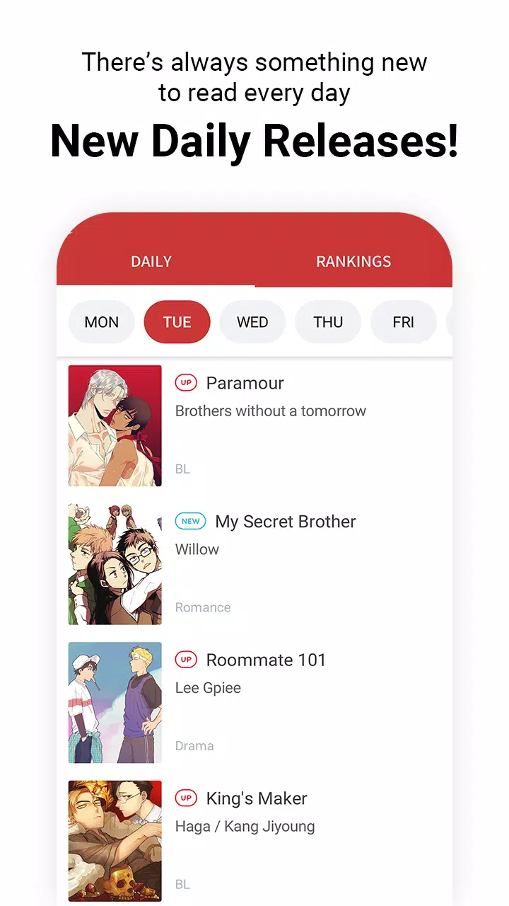 Lezhin Comics Ảnh chụp màn hình 4