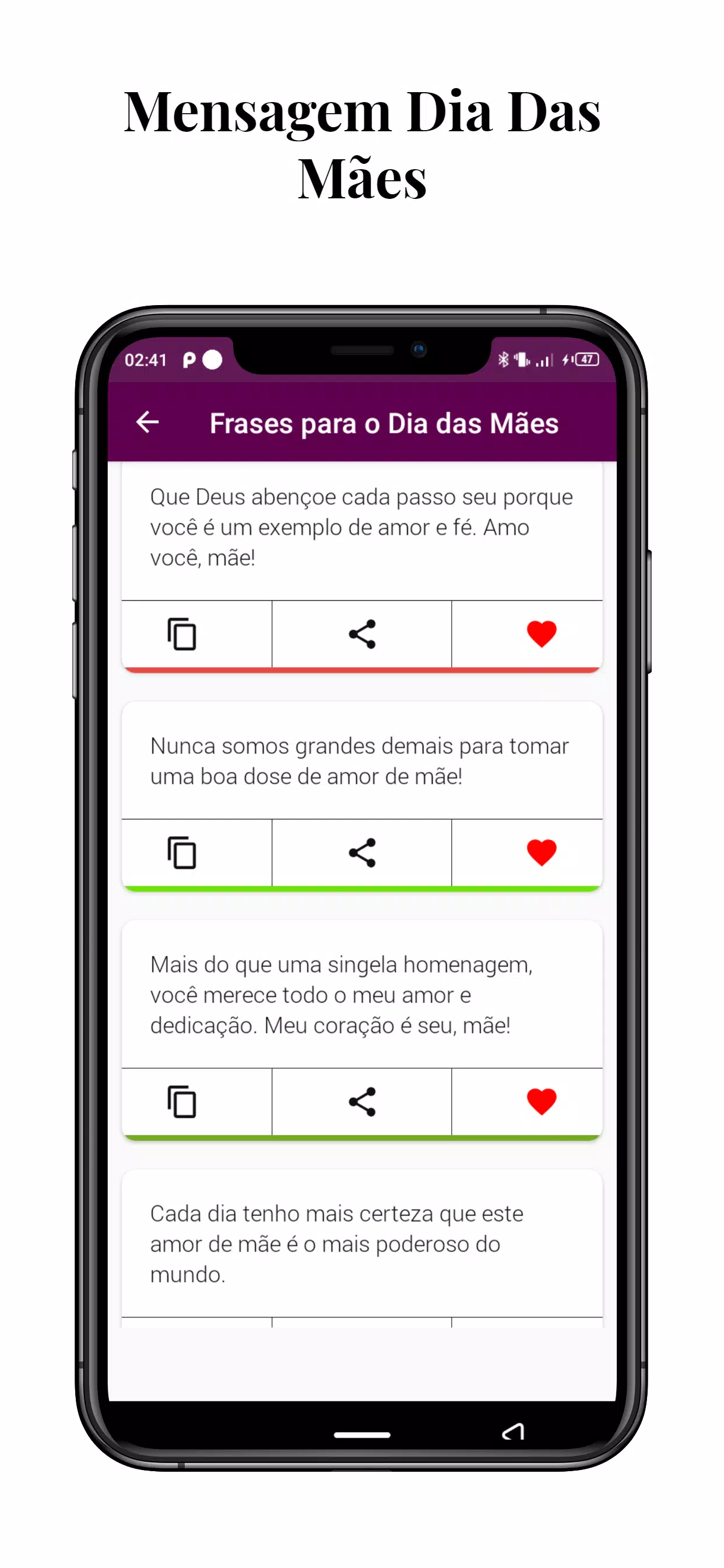 Mensagem Dia Das Mães 2024 Ảnh chụp màn hình 3