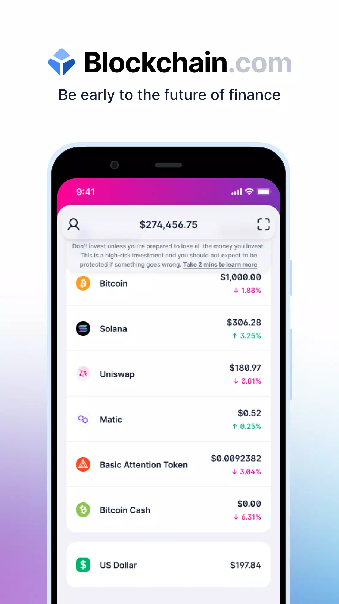 Blockchain.com: Crypto Wallet Ekran Görüntüsü 1