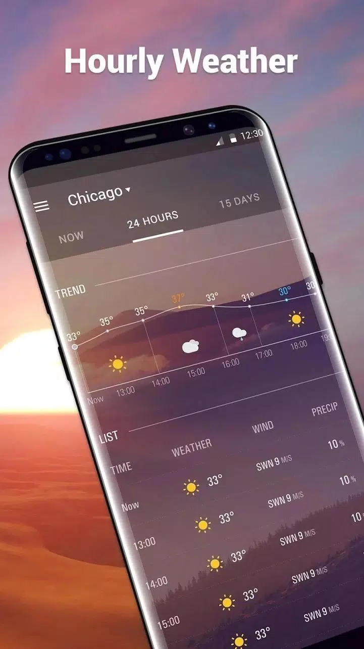 Amber Weather Elite ဖန်သားပြင်ဓာတ်ပုံ 3
