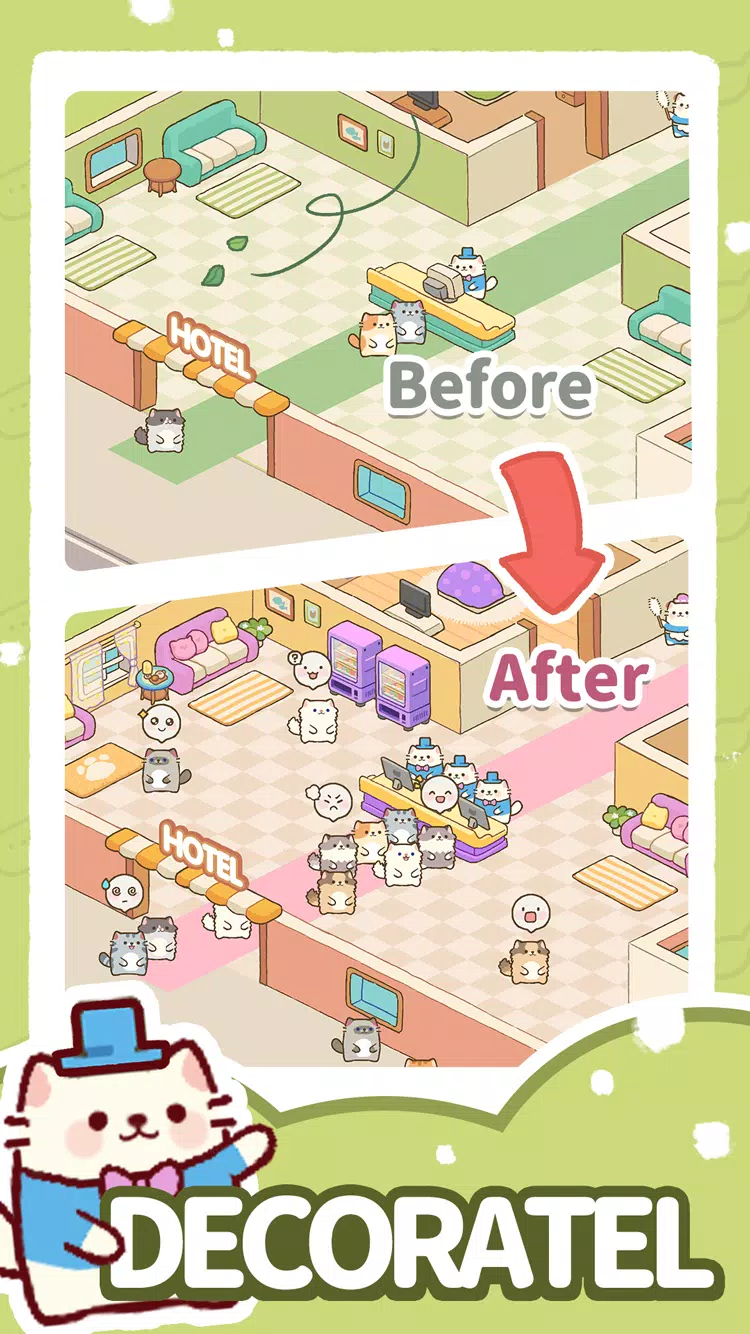 My Purrfect Cat Hotel Ảnh chụp màn hình 4