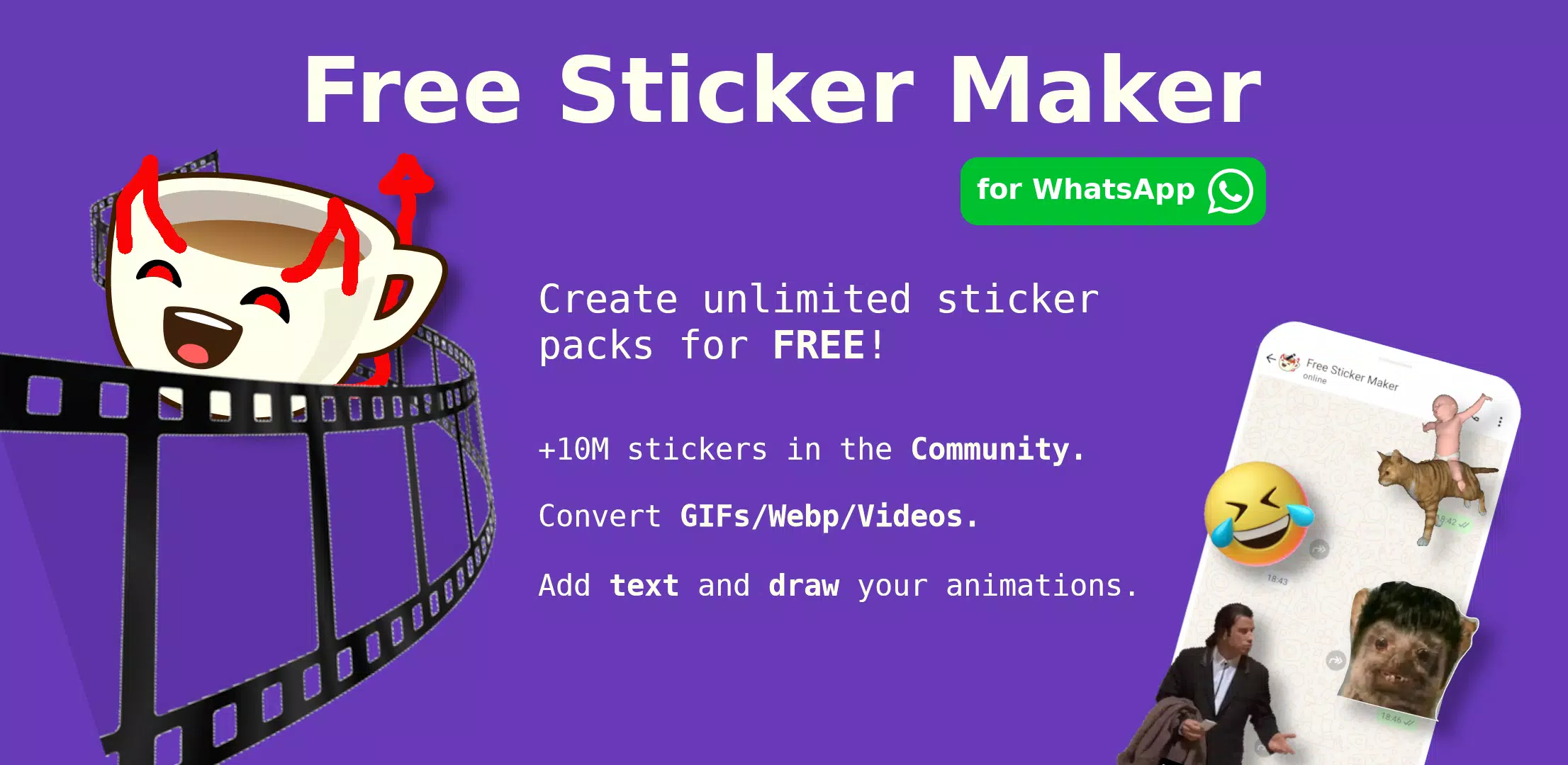 Animated Sticker Maker (FSM) スクリーンショット 1