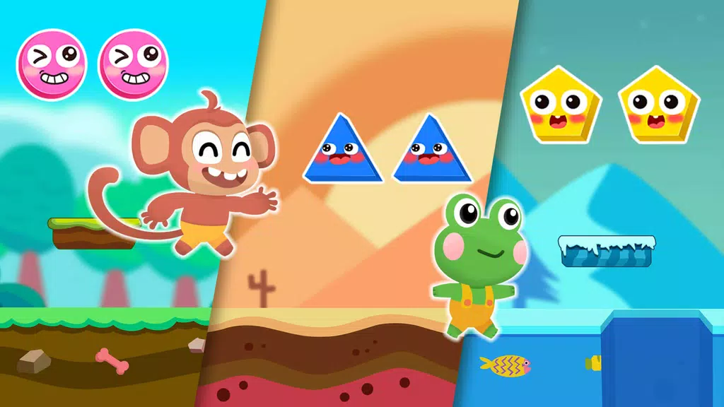 Kids Games : Shapes & Colors Tangkapan skrin 3