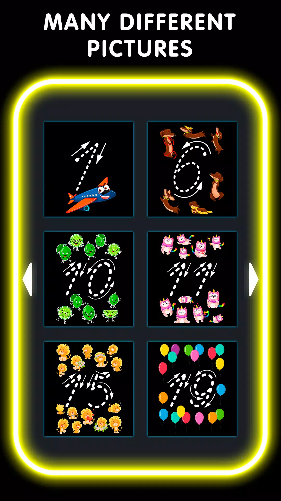 Numbers For Kids Learning Game Captura de pantalla 3