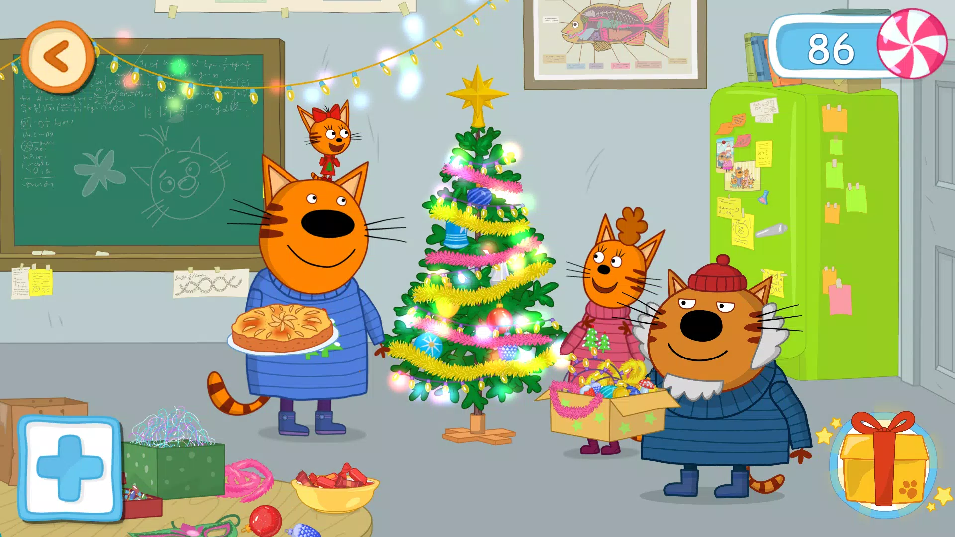 Kid-E-Cats: Winter Holidays Screenshot 1