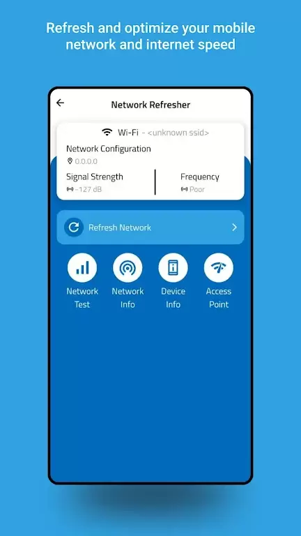 Signal Strength Test & Refresh ภาพหน้าจอ 1