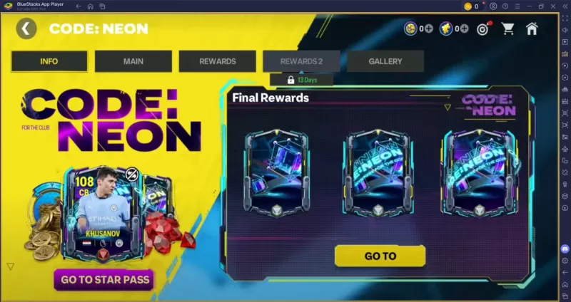 EA Sports FC Mobile : 코드 : 네온 이벤트 - 보상 및 도전 가이드