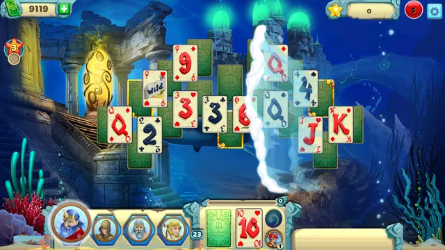 Solitaire Atlantis स्क्रीनशॉट 2