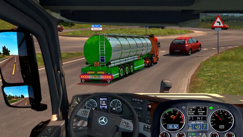 Truck Sim :Modern Tanker Truck Ekran Görüntüsü 2