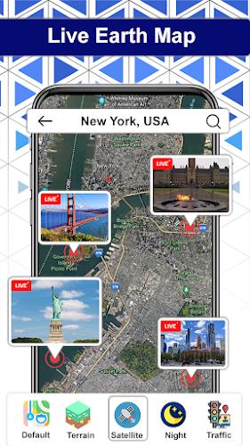 Earth Map Satellite: View Live Screenshot 1