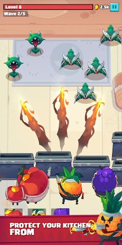 Fruit War: Idle Defense Game Скриншот 1