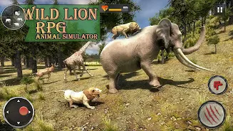 Wild Lion RPG Animal Simulator Ekran Görüntüsü 3