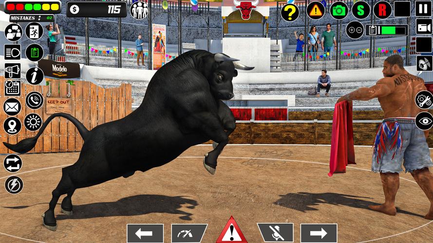 Wild Battle Craft: Bull Fight ဖန်သားပြင်ဓာတ်ပုံ 1