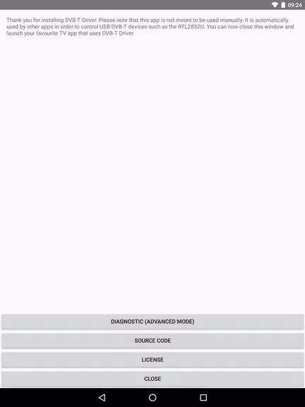DVB-T Driver Captura de tela 3