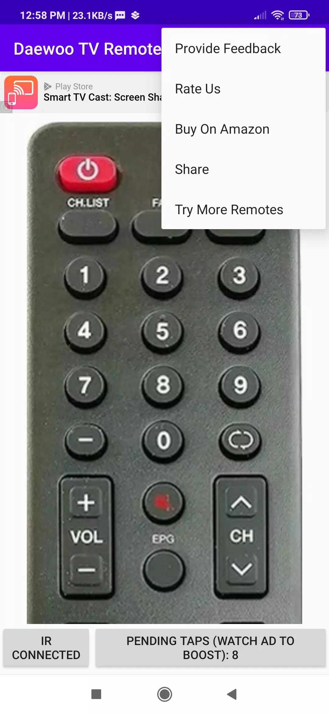 Daewoo TV Remote App應用截圖第4張