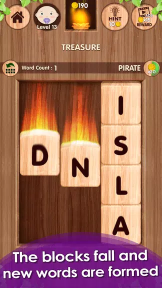 Falling Word Games - Addictive スクリーンショット 2