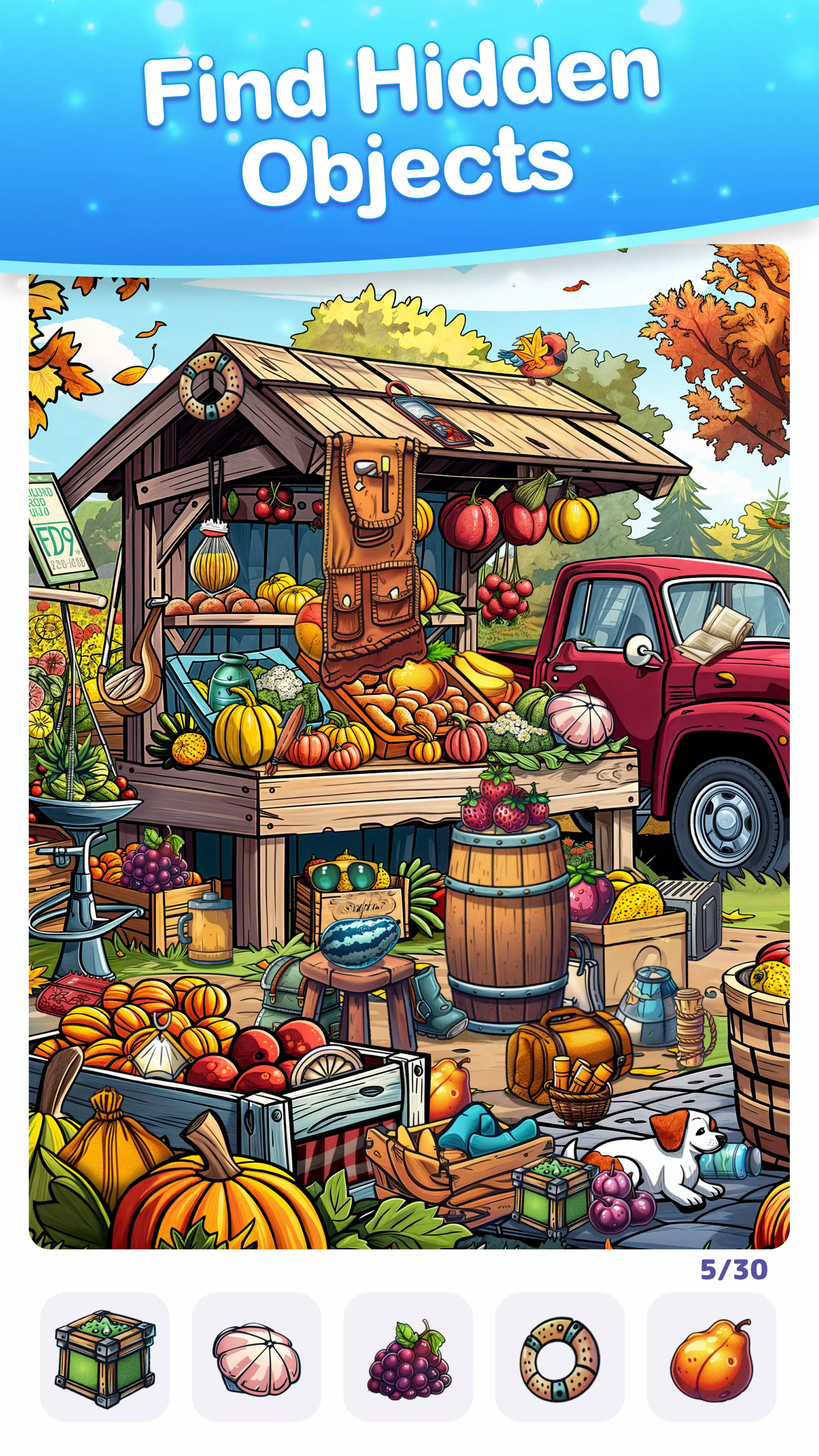 Find Hidden Objects - Spot It! Скриншот 1