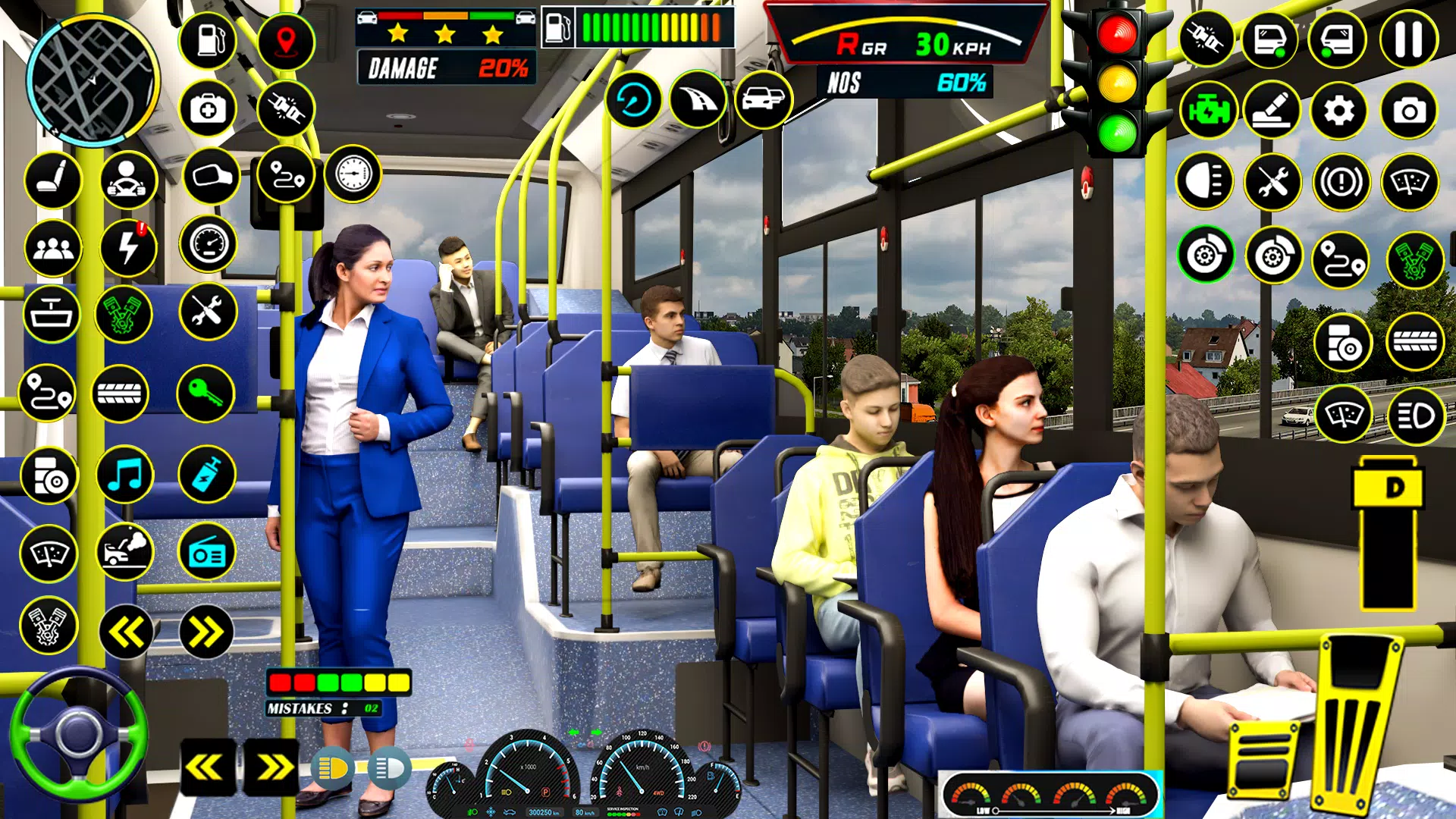Bus Games City Bus Simulator स्क्रीनशॉट 2
