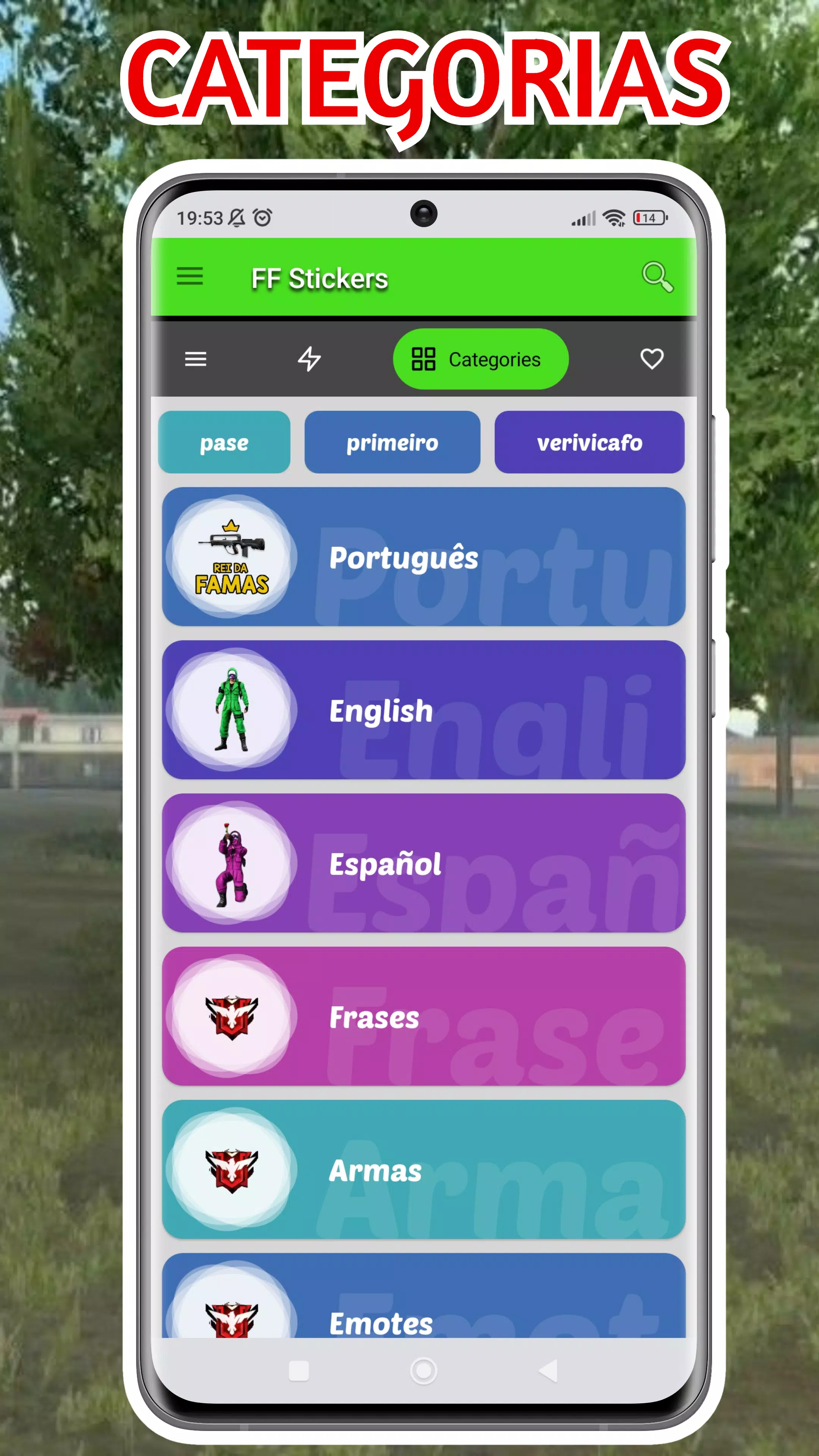 FF Stickers Screenshot 3