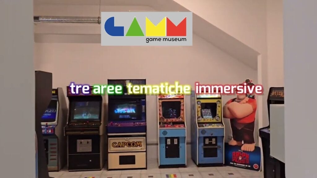 Gamm é o maior museu de jogo da Itália, onde você pode compartilhar peças de história do jogo