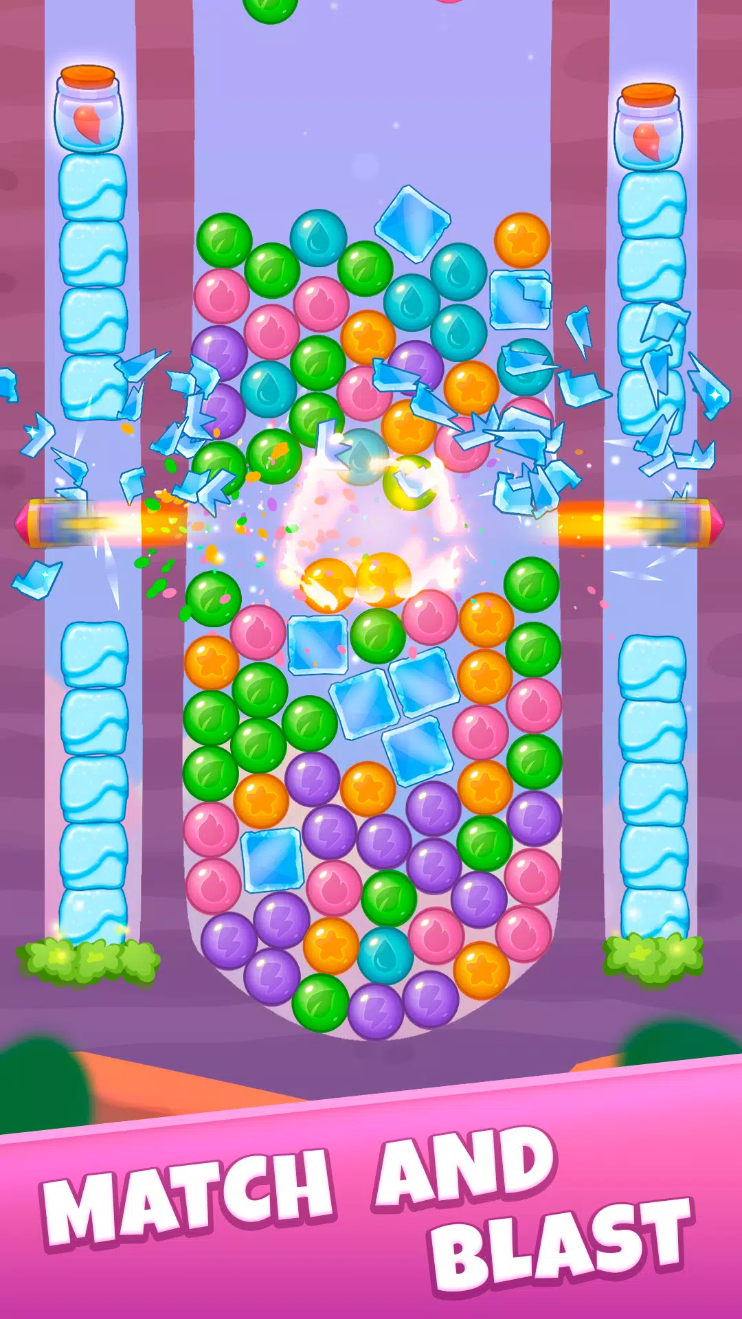 Pop Blast - Match Ball Puzzle Ảnh chụp màn hình 3