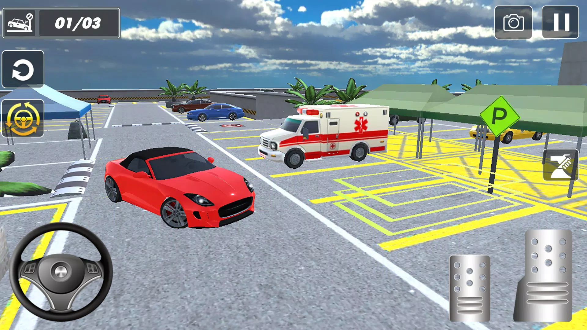 Car Parking 3D Simulation Game Скриншот 1