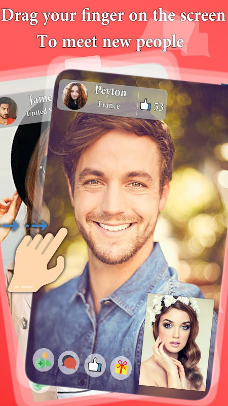 LightC - Meet People via video chat for free Captura de pantalla 2