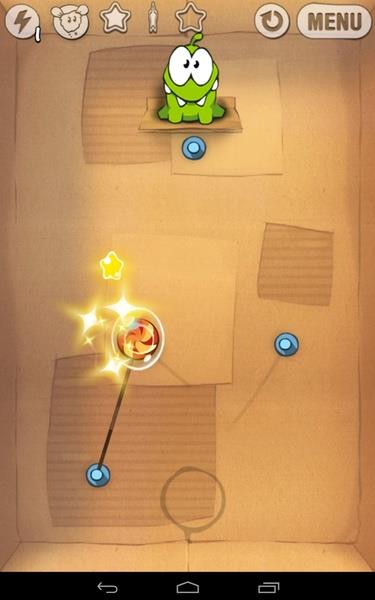 Cut the Rope Captura de pantalla 1