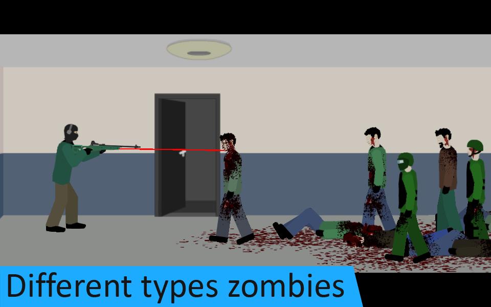 Flat Zombies: Defense & Cleanup Screenshot 2