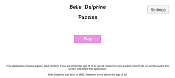 Belle Delphine Puzzles Zrzut ekranu 1