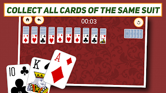 Spider Solitaire: Classic ဖန်သားပြင်ဓာတ်ပုံ 3