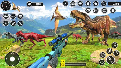 Real Dino Hunting 3D shooting 스크린샷 4