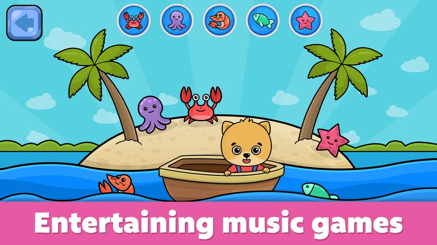 Bimi Boo赤ちゃんのピアノ子供向けの音楽ゲーム スクリーンショット 4