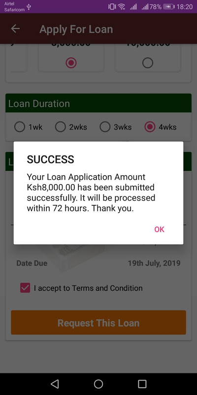 Loans Chap Chap Captura de pantalla 1