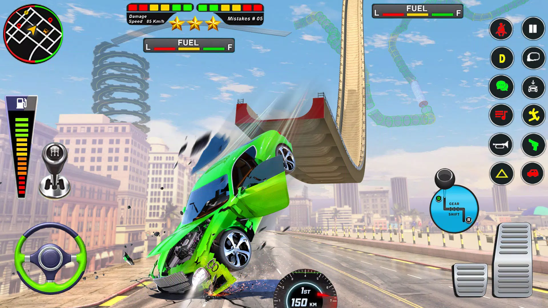 Mega Ramp Car Crash Simulator Capture d'écran 3