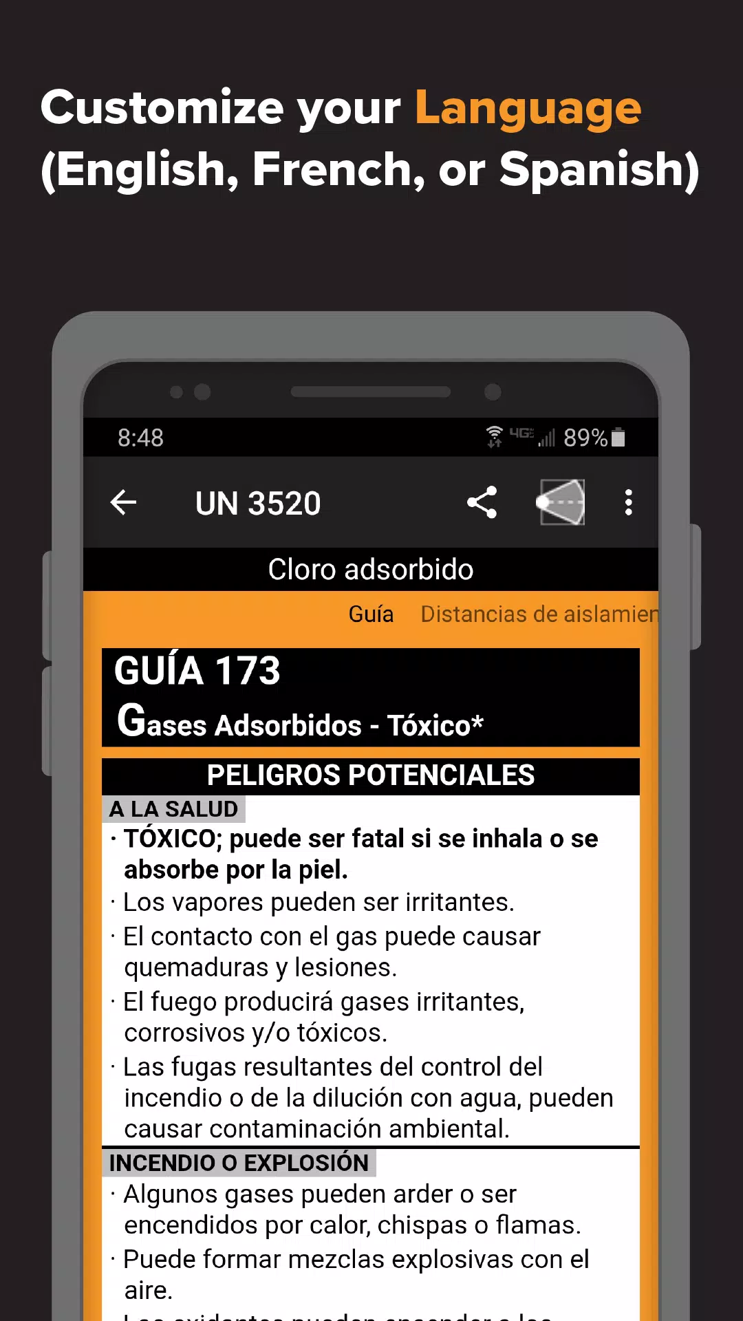 ERG for Android Captura de tela 4