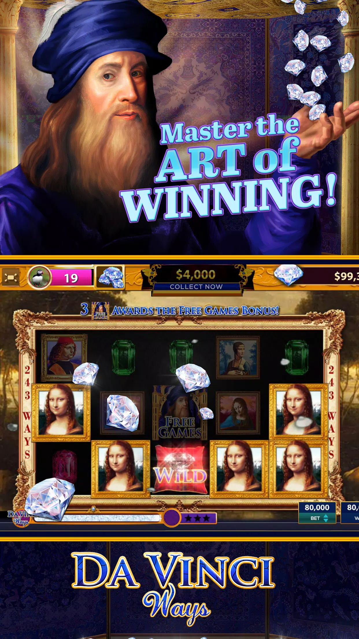 Da Vinci Diamonds Casino应用截图第2张