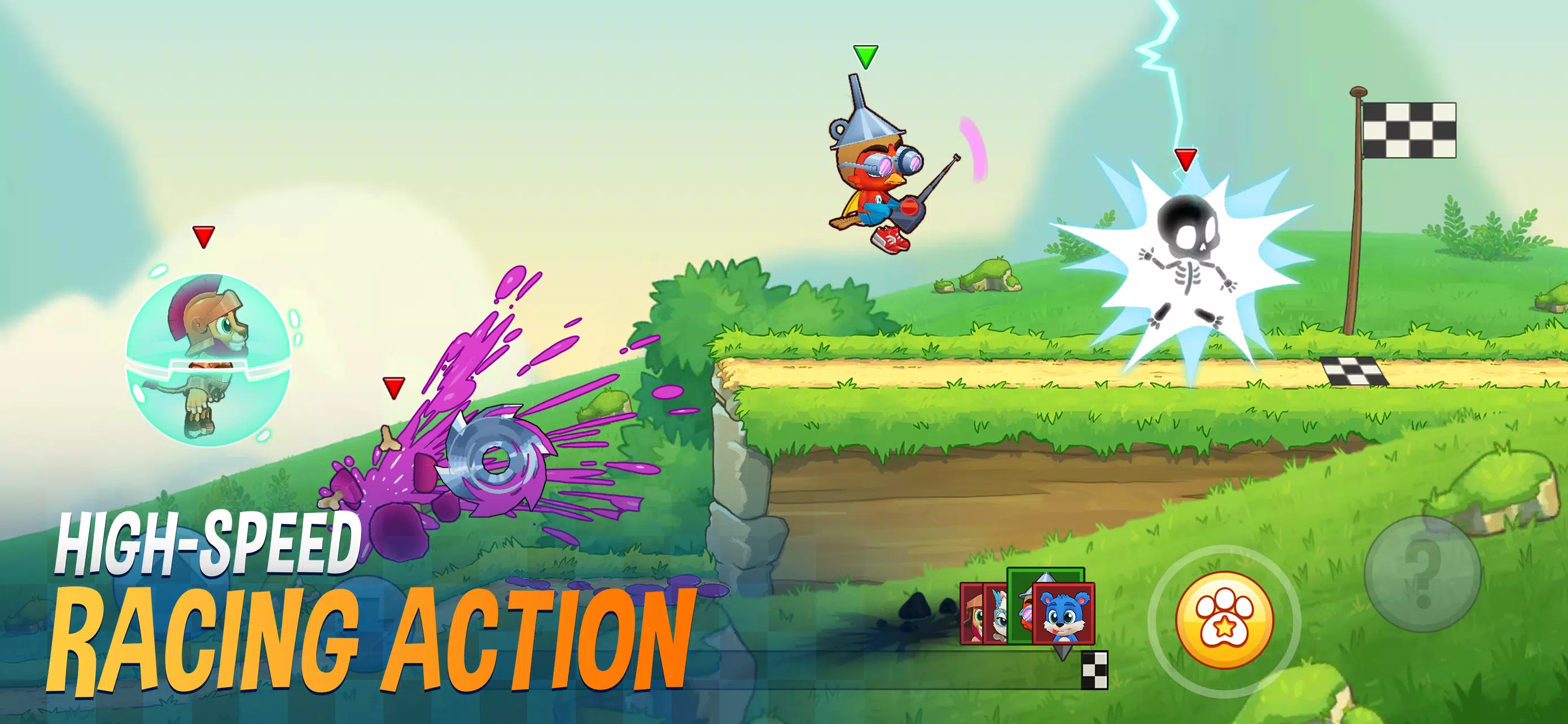 Fun Run 4 - Multiplayer Games Captura de tela 1