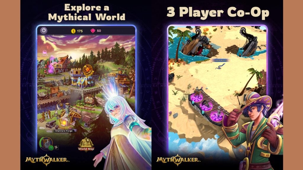 Mythwalker เป็นเกม RPG ใหม่ที่คุณต่อสู้กับความชั่วร้ายในสองจักรวาลคู่ขนาน!