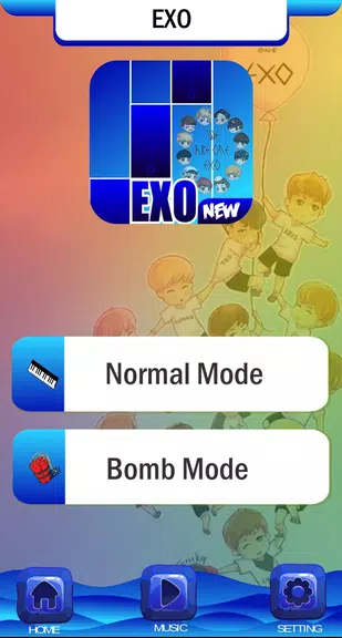 EXO Chibi Piano Tiles Capture d'écran 3