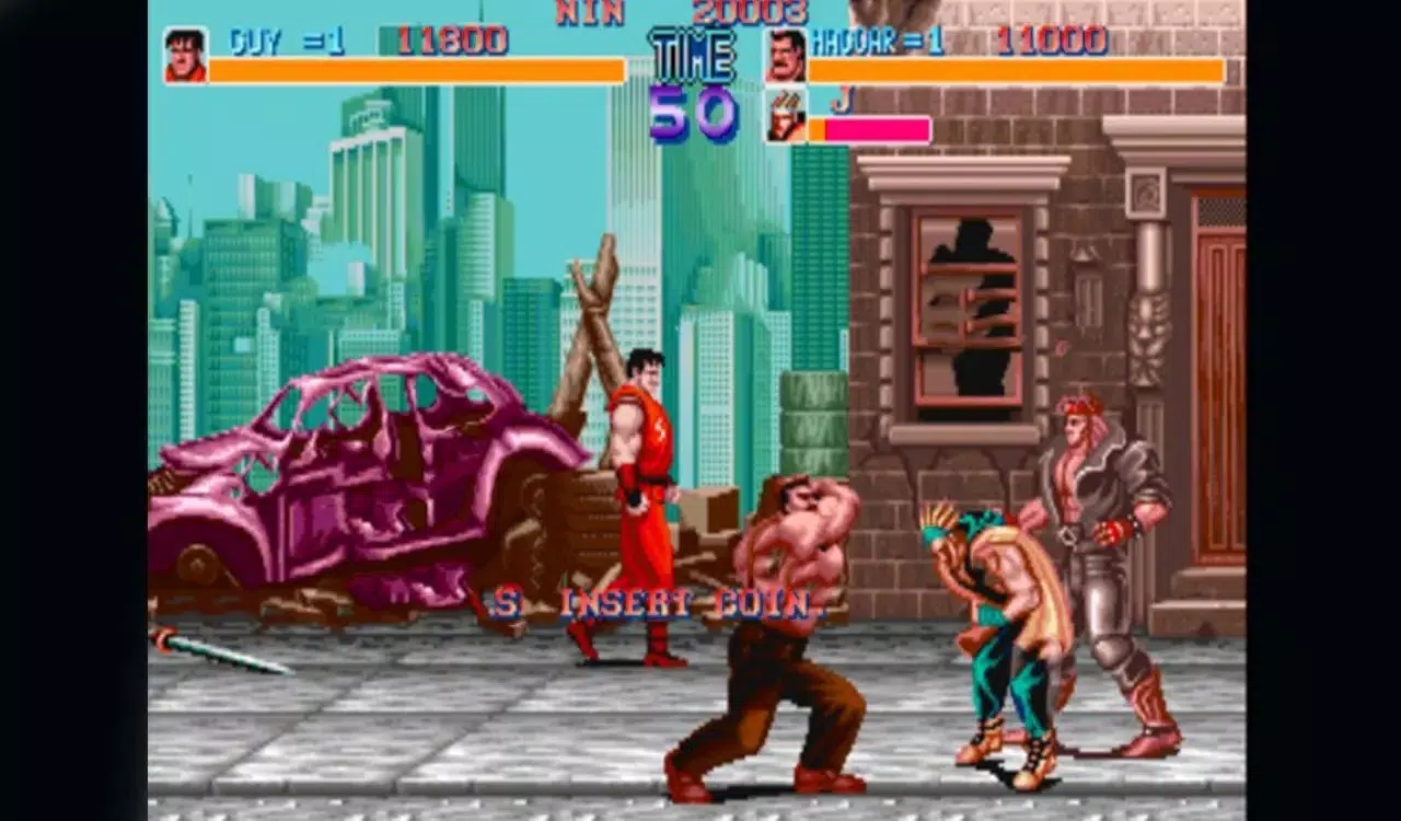 Final fight arcade game 1989 스크린샷 1