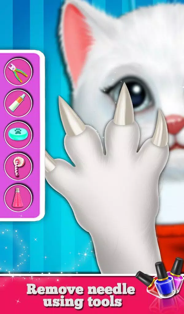 Kitty Nail Salon Daycare Cute Captura de pantalla 1