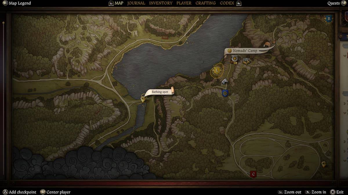 Miejsce kąpielowe w Kingdom Come: Delivance 2