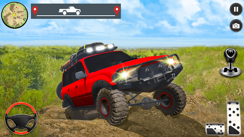 4x4 Turbo Jeep Racing Mania Zrzut ekranu 1